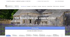 Desktop Screenshot of luberonrentservice.com